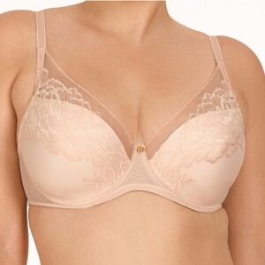 Natori Flora Contour Underwire Bra Women's 36DDD Cherry Blossom